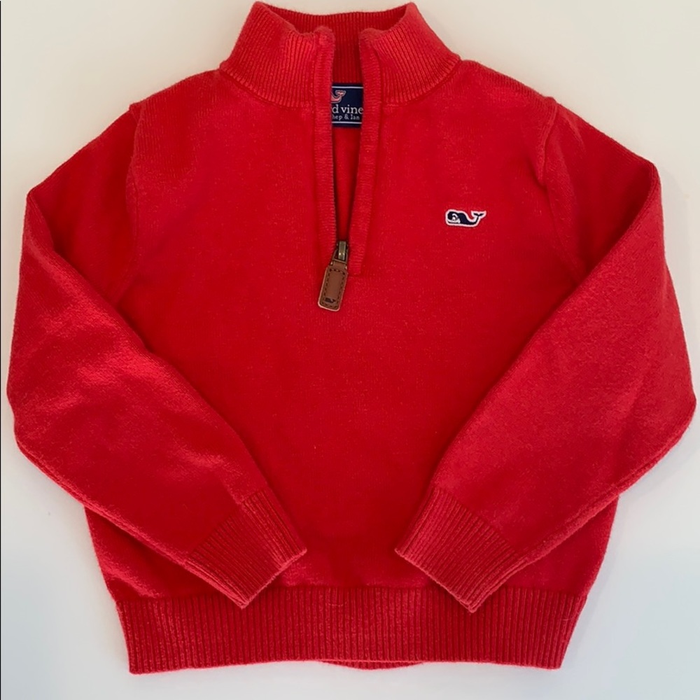 Vineyard Vines 1/4 zip pullover, size 2T GUC